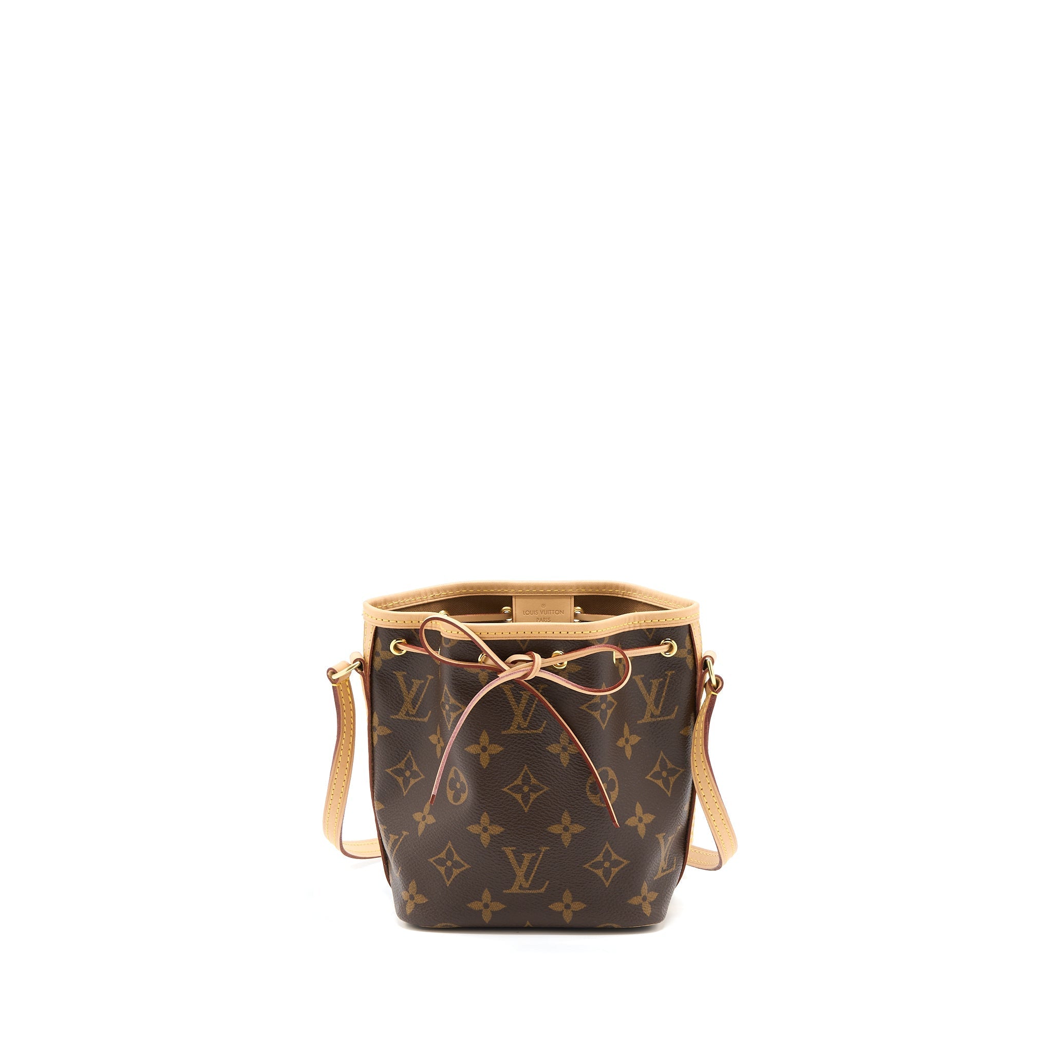 LOUIS VUITTON NANO NOE MONOGRAM CANVAS GHW