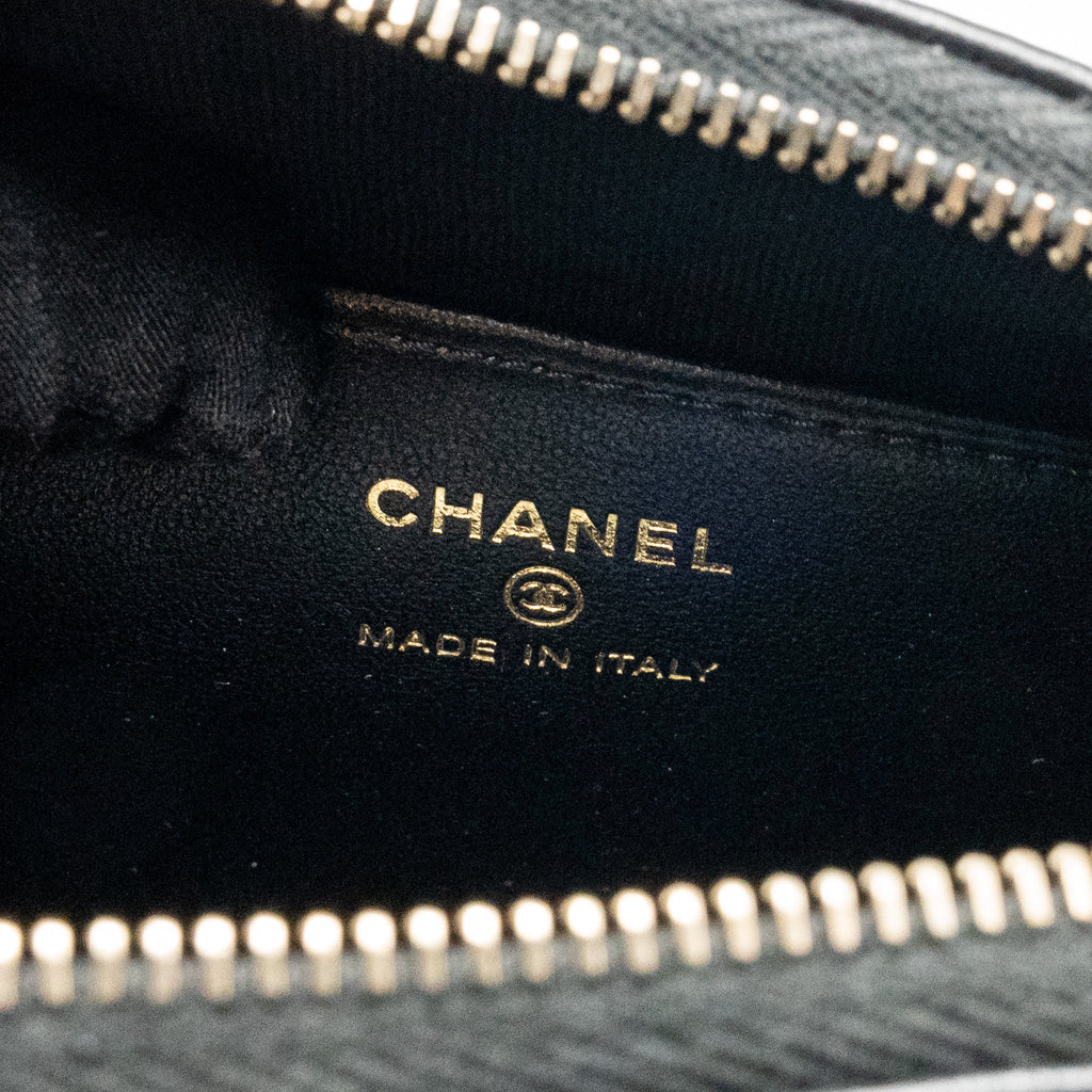 CHANEL 25C CAMERA BAG LAMBSKIN BLACK LGHW (MICROCHIP)