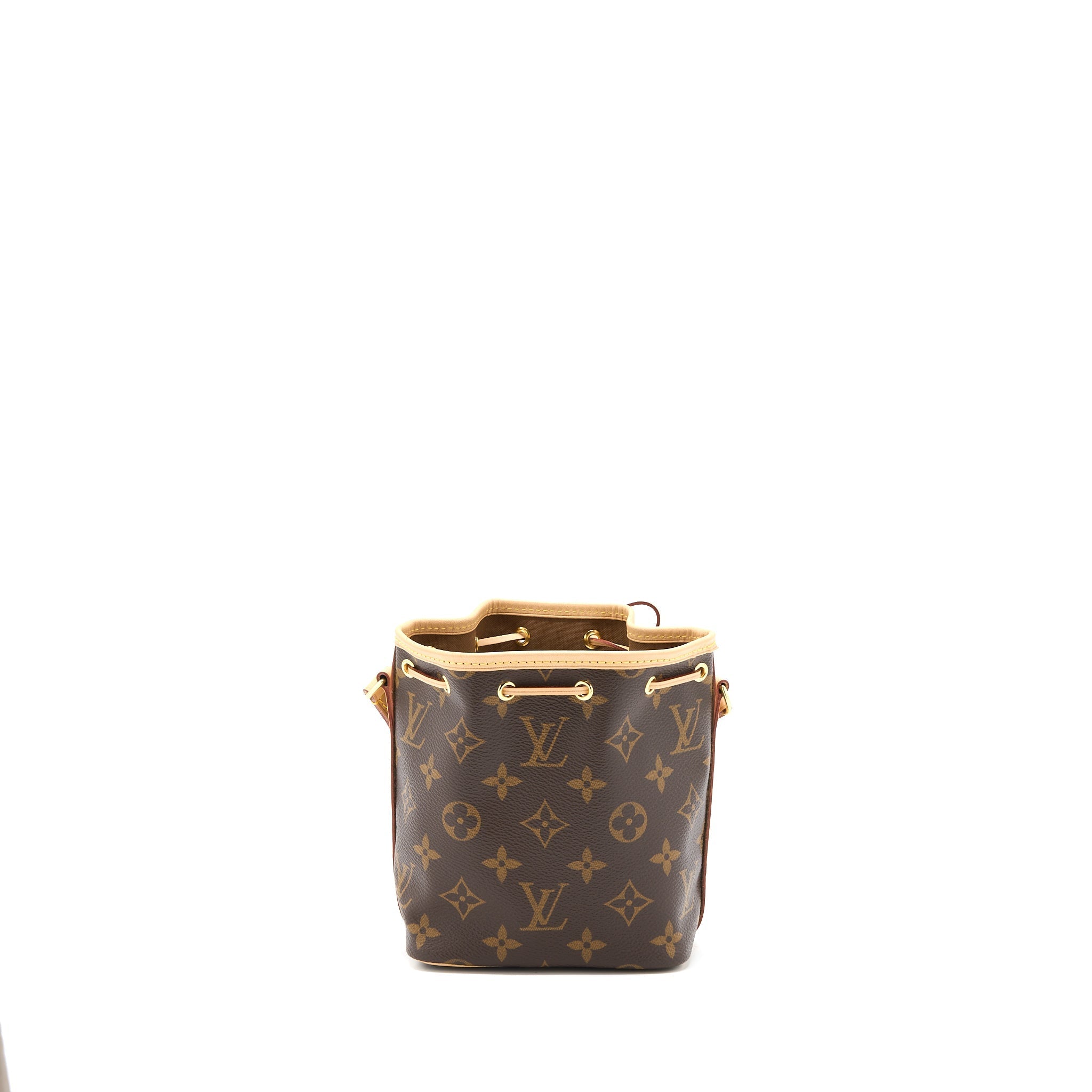 LOUIS VUITTON NANO NOE MONOGRAM CANVAS GHW