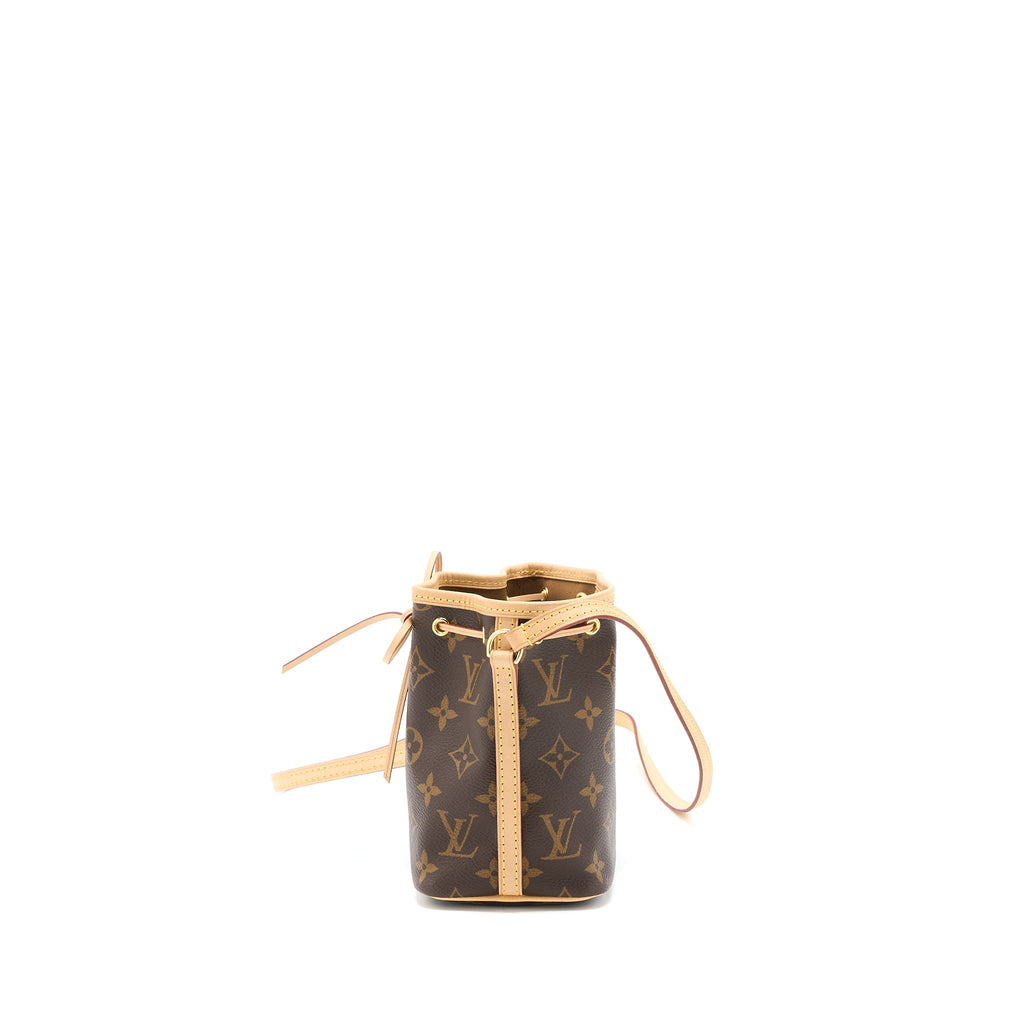 LOUIS VUITTON NANO NOE MONOGRAM CANVAS GHW