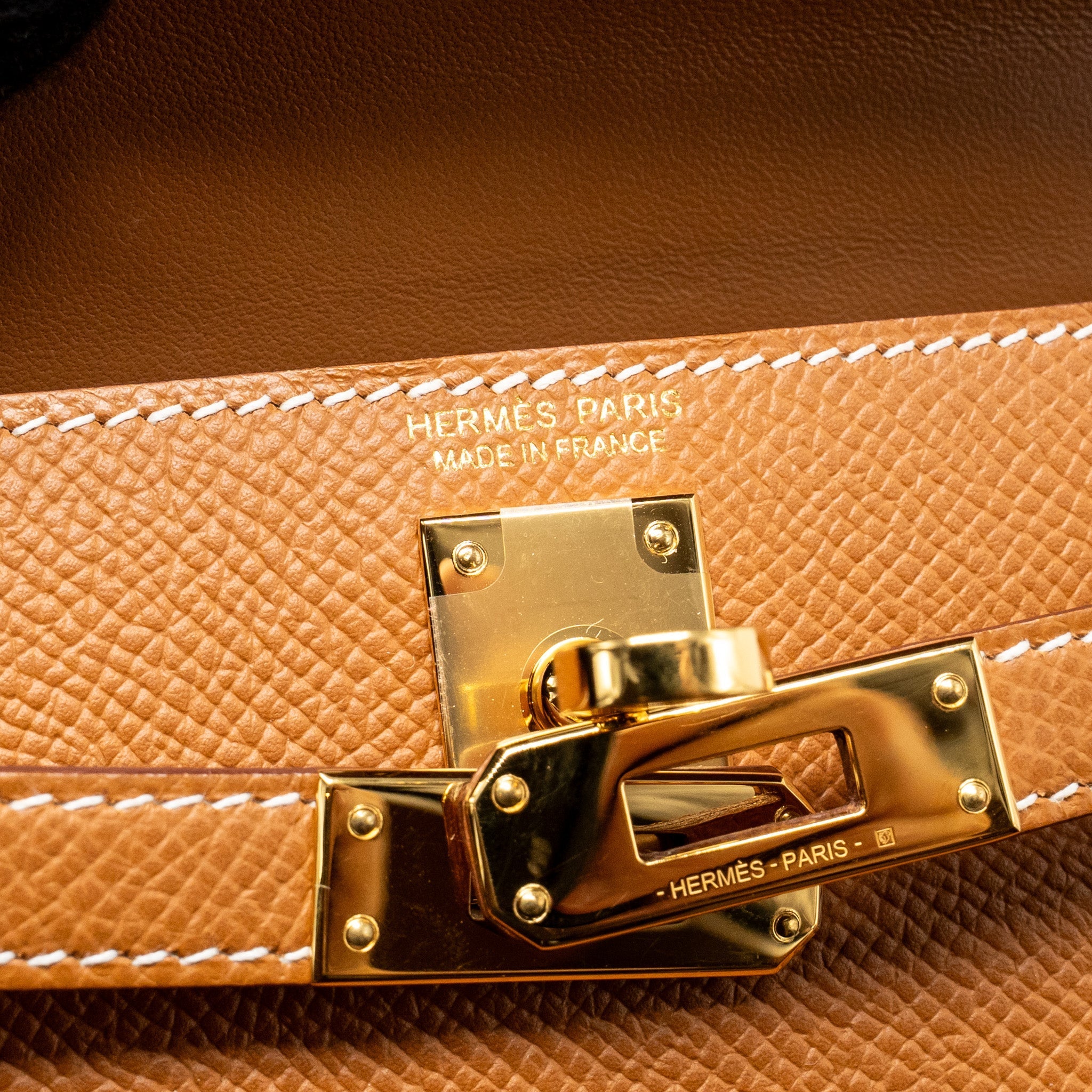 HERMES MINI KELLY II EPSOM GOLD GHW
