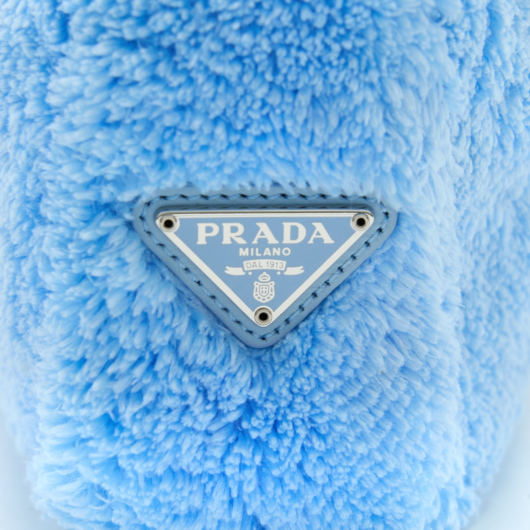 PRADA RENDITION 2000 TERRY MINI BAG BLUE