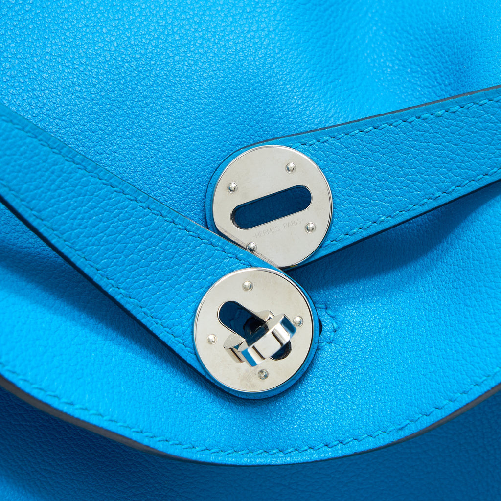 HERMES LINDY 30 EVERCOLOR B3 BLEU ZANZIBAR SHW
