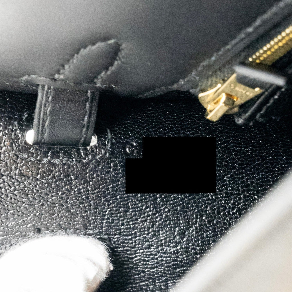 HERMES KELLY 25 SOMBRERO BLACK GHW