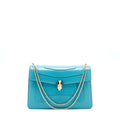 BVLGARI SERPENTI FOREVER SHOULDER BAG CALFSKIN BLUE SHW