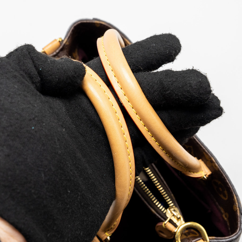 LOUIS VUITTON MONTAIGNE BB MONOGRAM CANVAS GHW