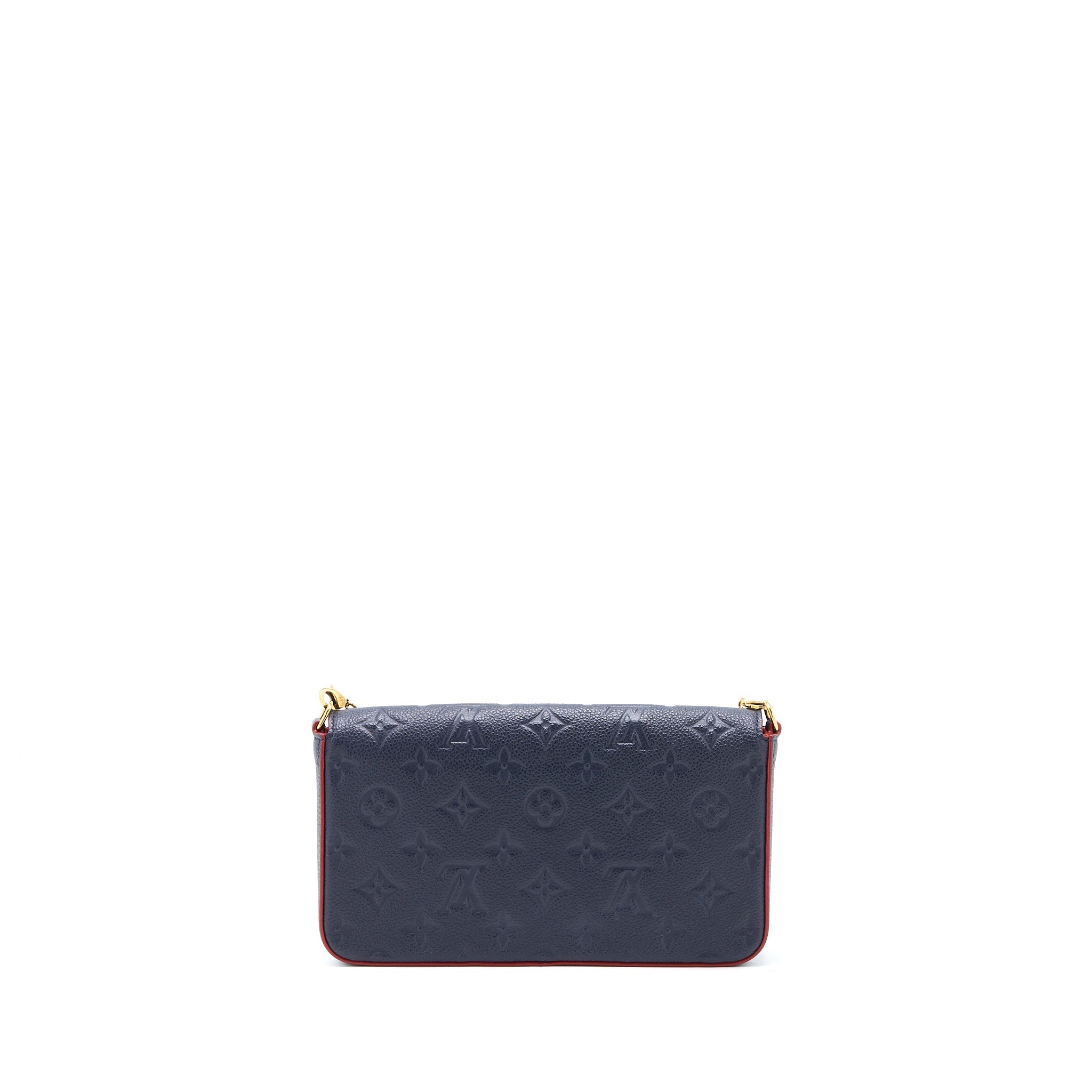 LOUIS VUITTON FELICIE POCHETTE MONOGRAM EMPREINTE NAVY GHW
