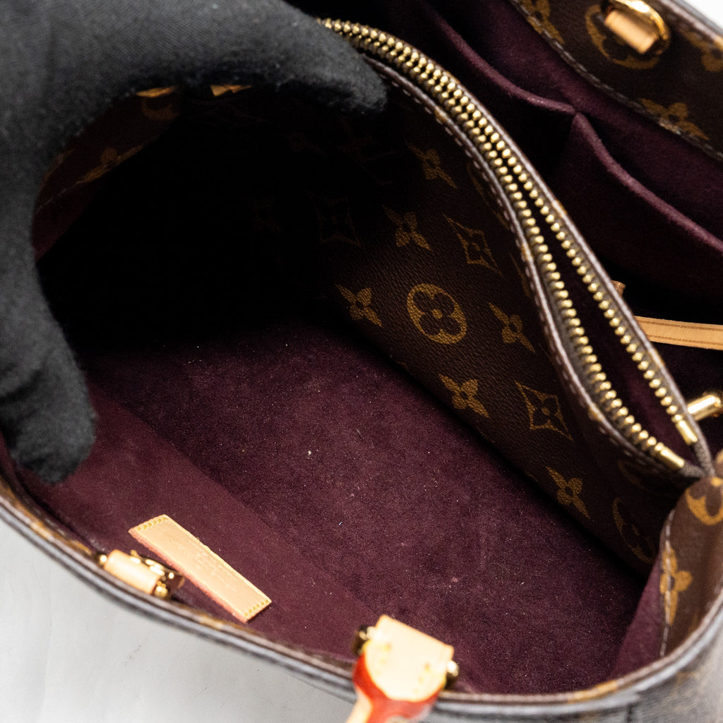 LOUIS VUITTON MONTAIGNE BB MONOGRAM CANVAS GHW