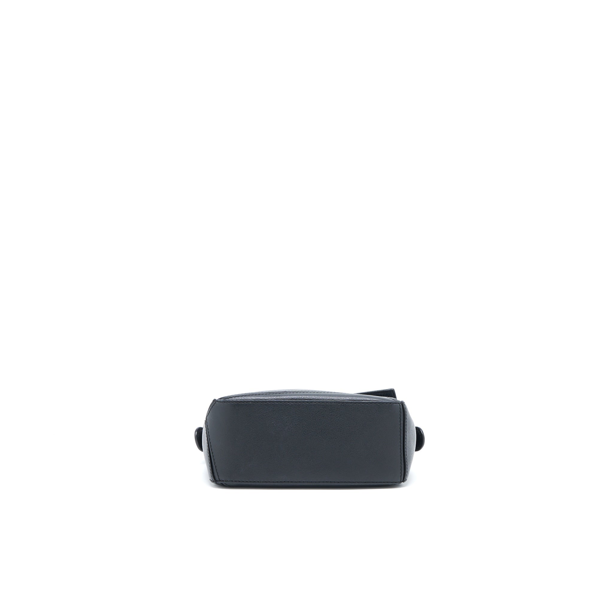 LOEWE MINI PUZZLE CALFSKIN BLACK SHW
