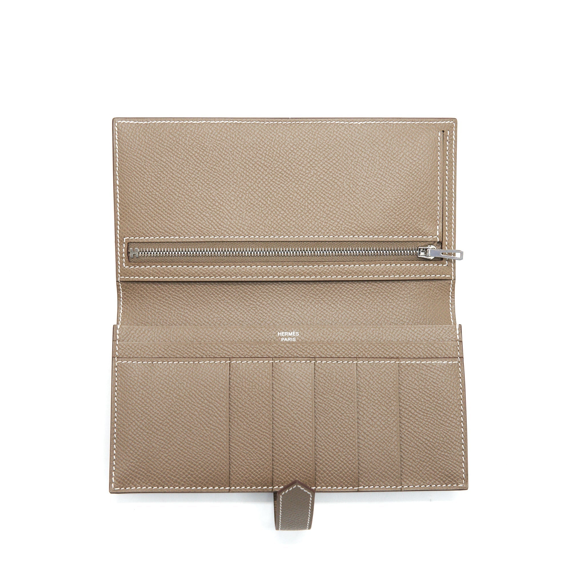 HERMES BEARN WALLET EPSOM ETOUPE SHW