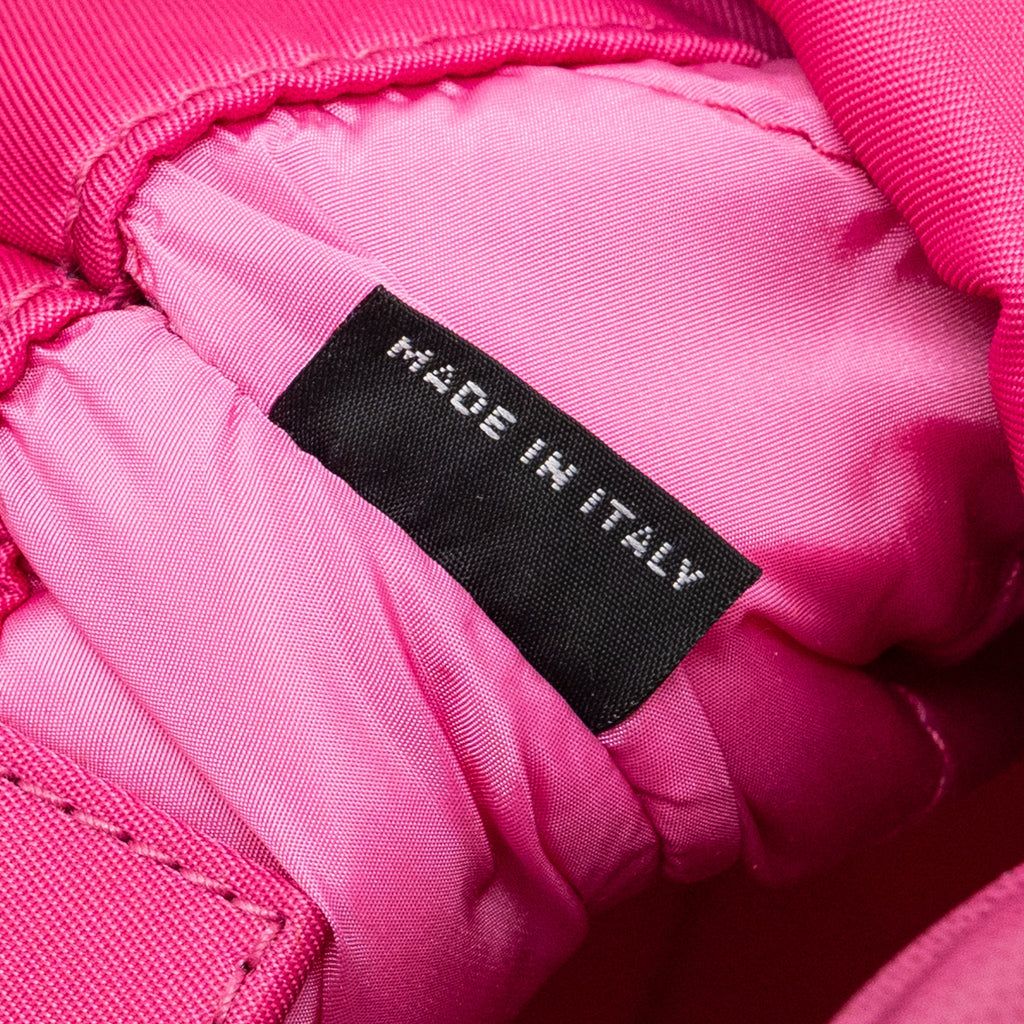 PRADA TOTE BAG NYLON / LEATHER PINK SHW