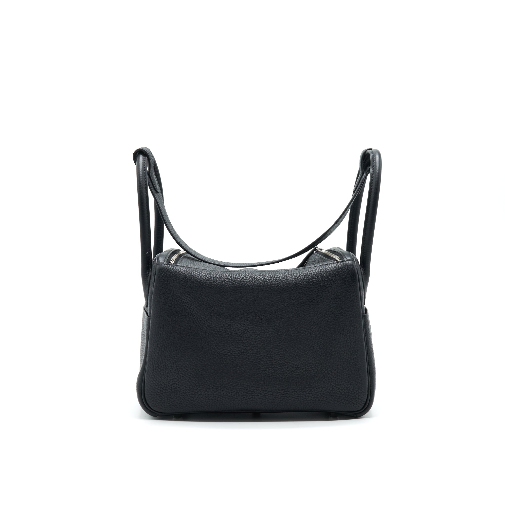 HERMES LINDY 26 BAG BLACK WITH SHW
