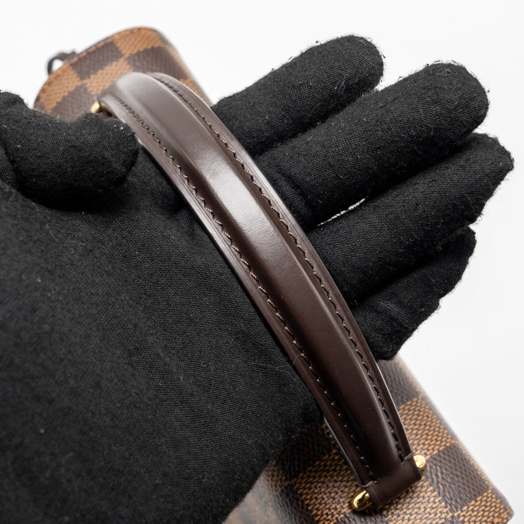 LOUIS VUITTON CROISETTE DAMIER EBENE CANVAS GHW