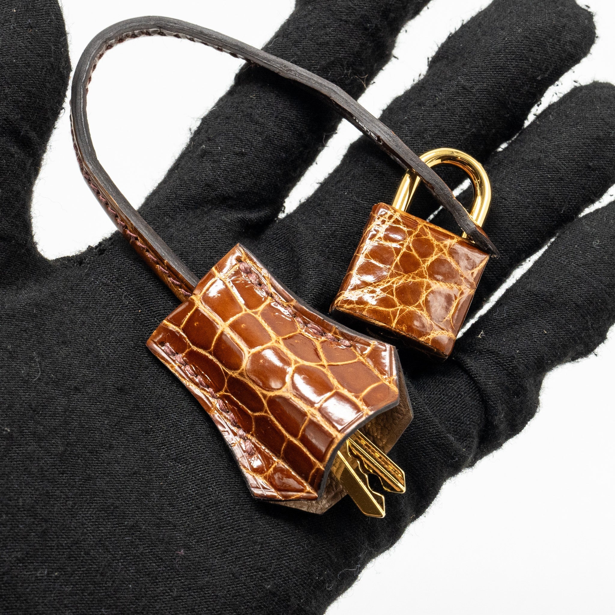 HERMES TOUCH KELLY 25 MADAME/ CROCODILE NILOTICUS CHAI/MIEL GHW