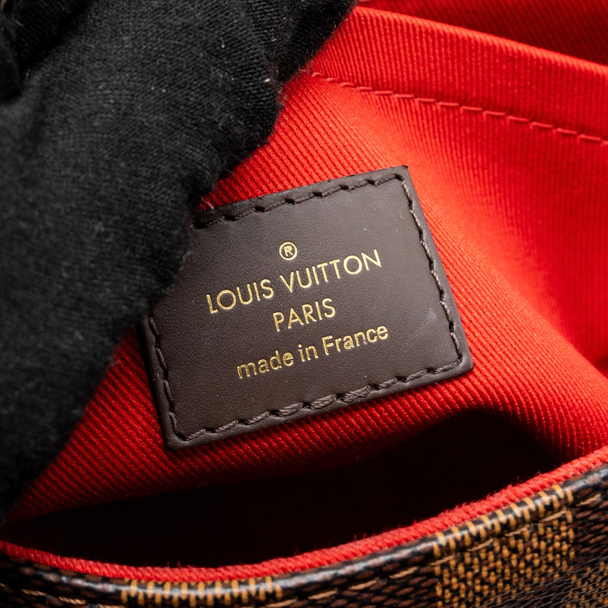 LOUIS VUITTON CROISETTE DAMIER EBENE CANVAS GHW