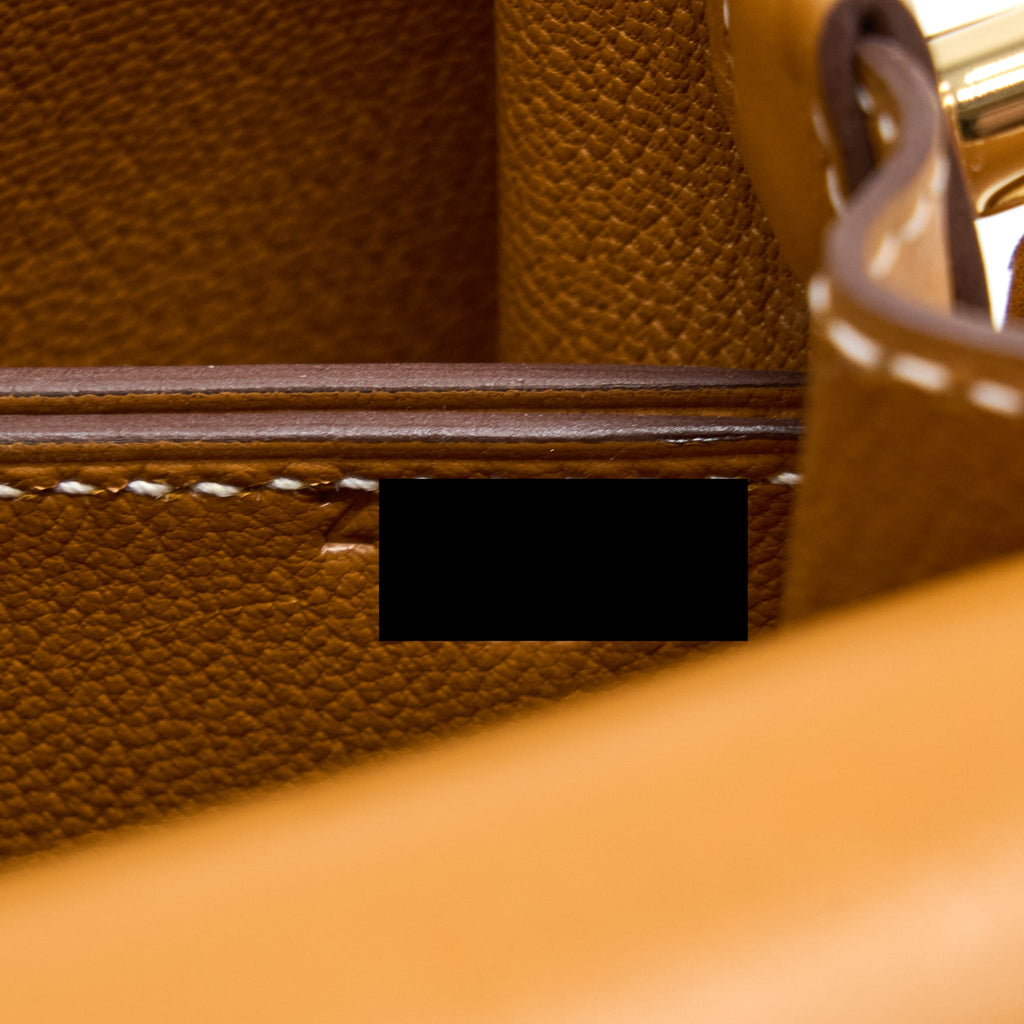 HERMES MINI ROULIS VEAU BUTLER GOLD GHW