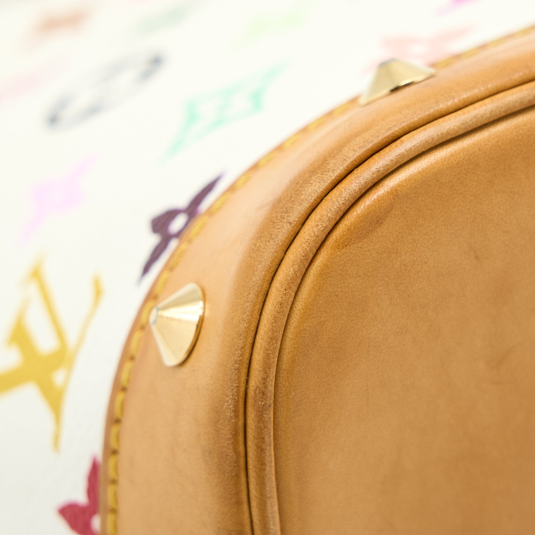 LOUIS VUITTON ALMA BAG MONOGRAM CANVAS WHITE/MULTICOLOURED GHW
