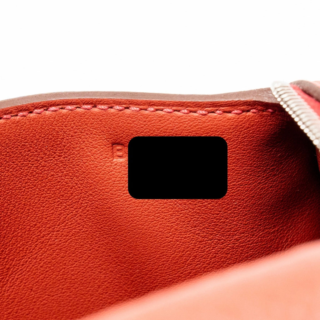 HERMES MINI LINDY CLEMENCE VERMILLON SHW