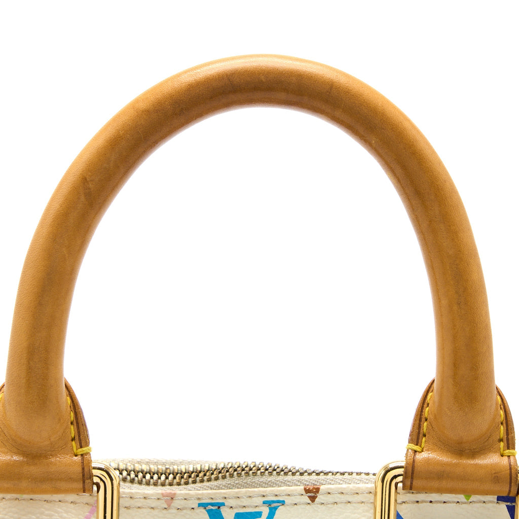 LOUIS VUITTON ALMA BAG MONOGRAM CANVAS WHITE/MULTICOLOURED GHW