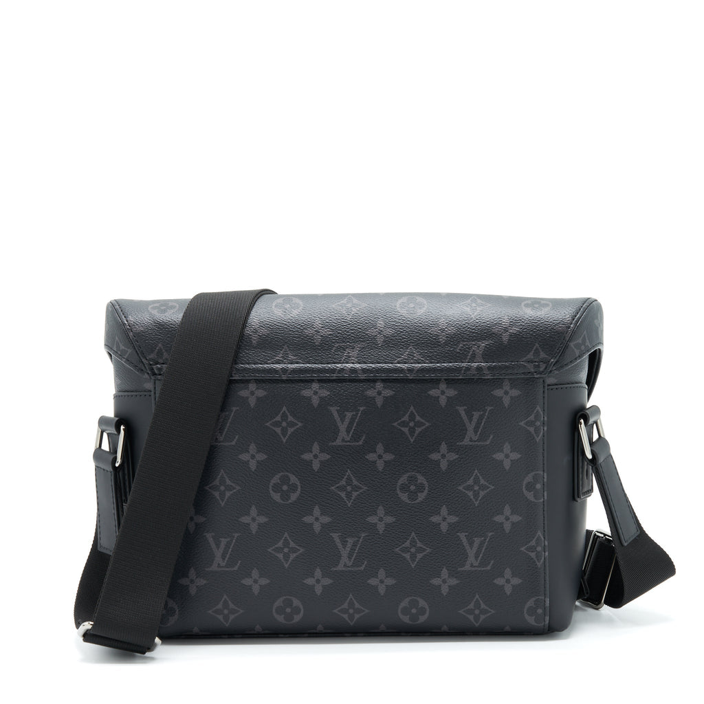 LOUIS VUITTON ECLIPSE VOYAGER MESSENGER BAG MONOGRAM CANVAS BLACK YEAR 2020