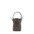 FENDI MON TRESOR MINI BUCKET BROWN GHW