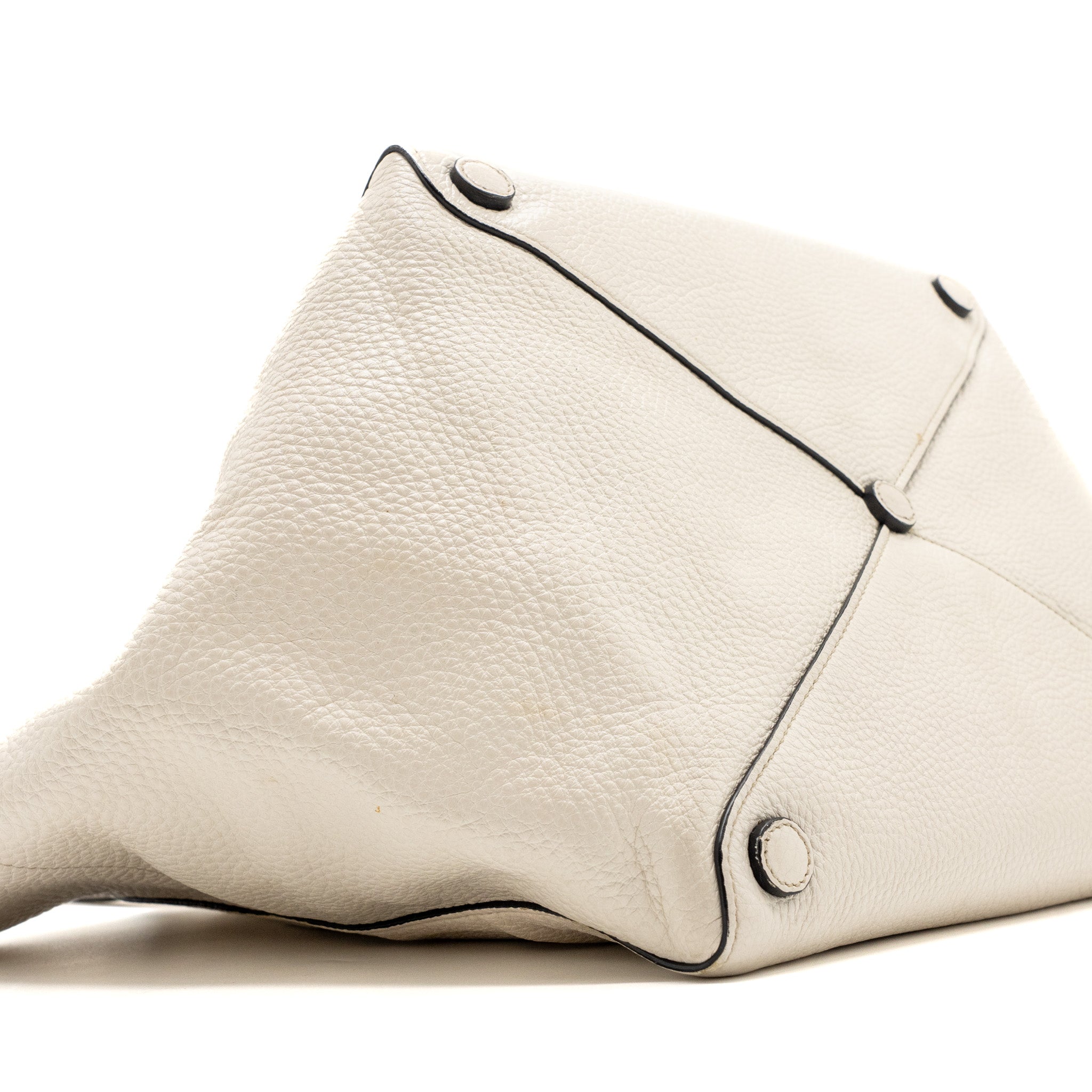 PRADA TOTE BAG CALFSKIN WHITE GHW