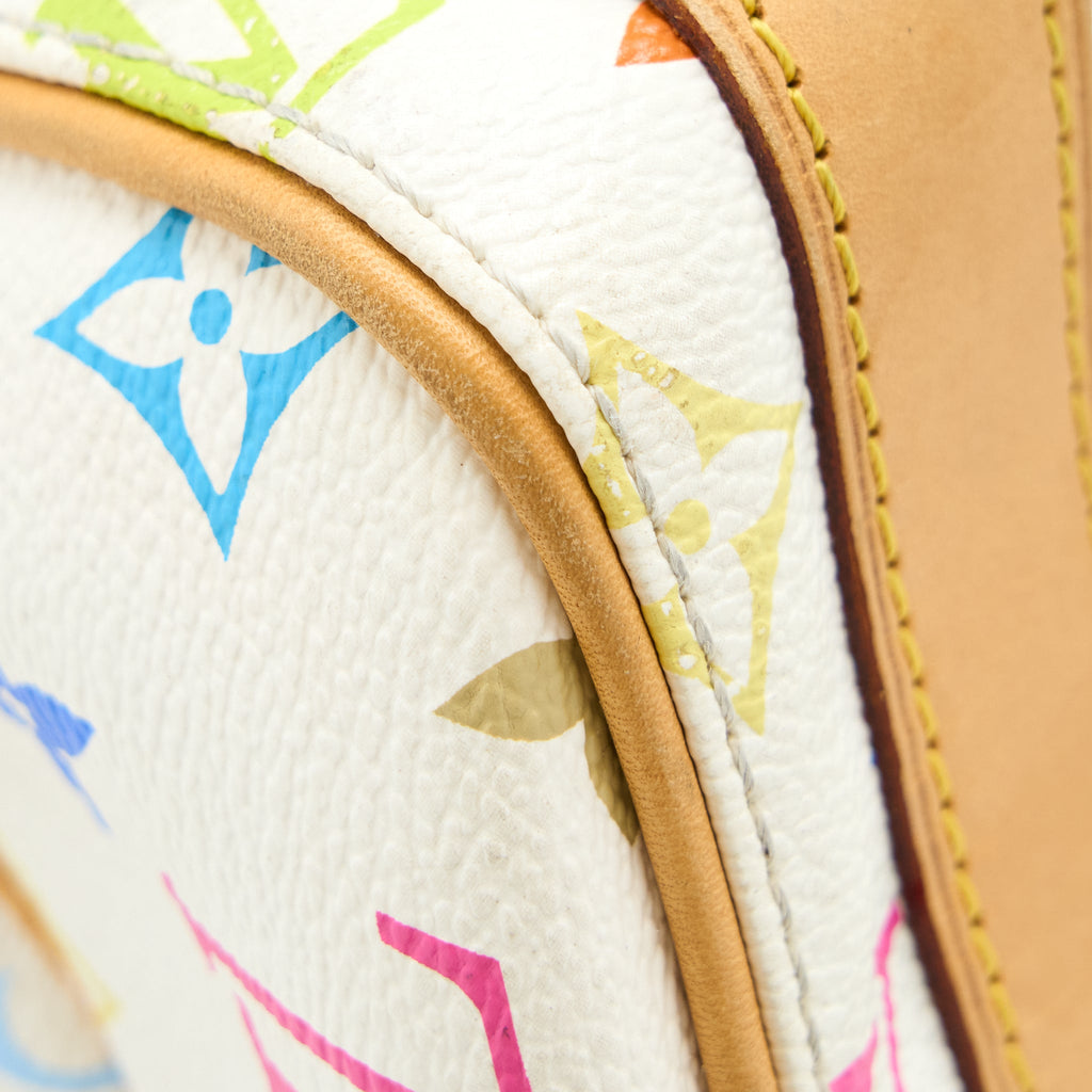 LOUIS VUITTON VINTAGE BOWLING BAG MONOGRAM CANVAS WHITE/MULTICOLOUR GHW