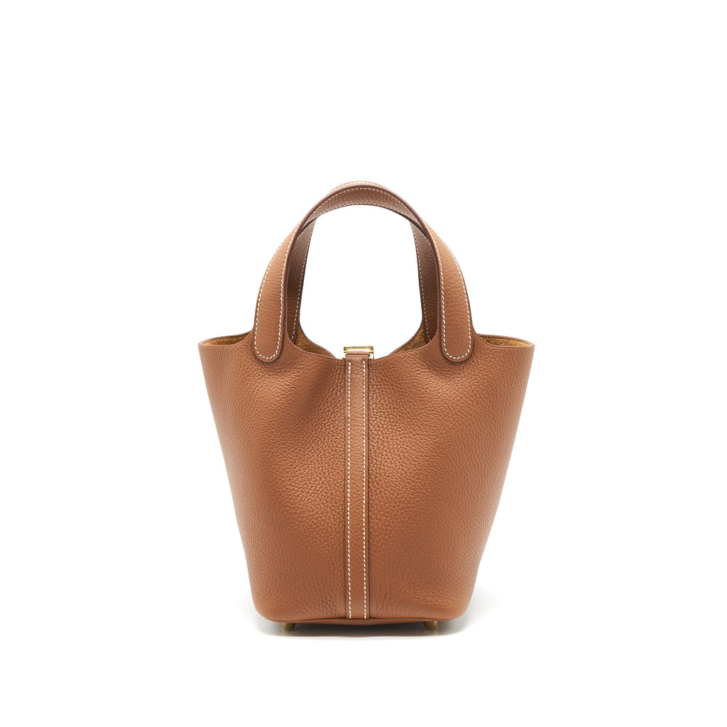 HERMES PICOTIN 18 LOCK BAG GOLD GHW