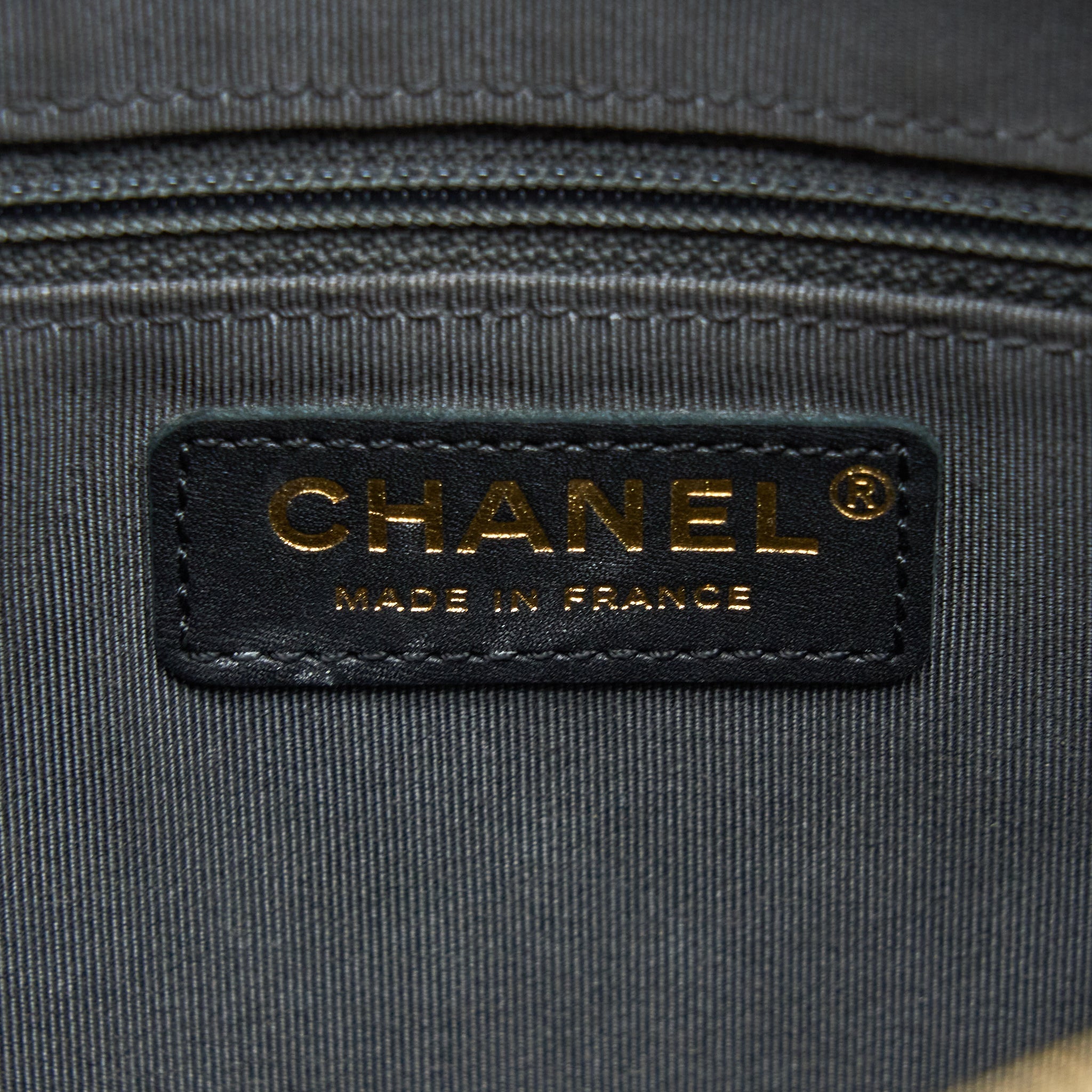 CHANEL LARGE CAMERA BAG GRAINED CALFSKIN DARK GREY LGHW