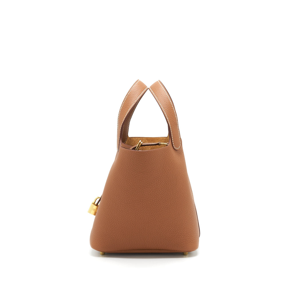 HERMES PICOTIN 18 LOCK BAG GOLD GHW