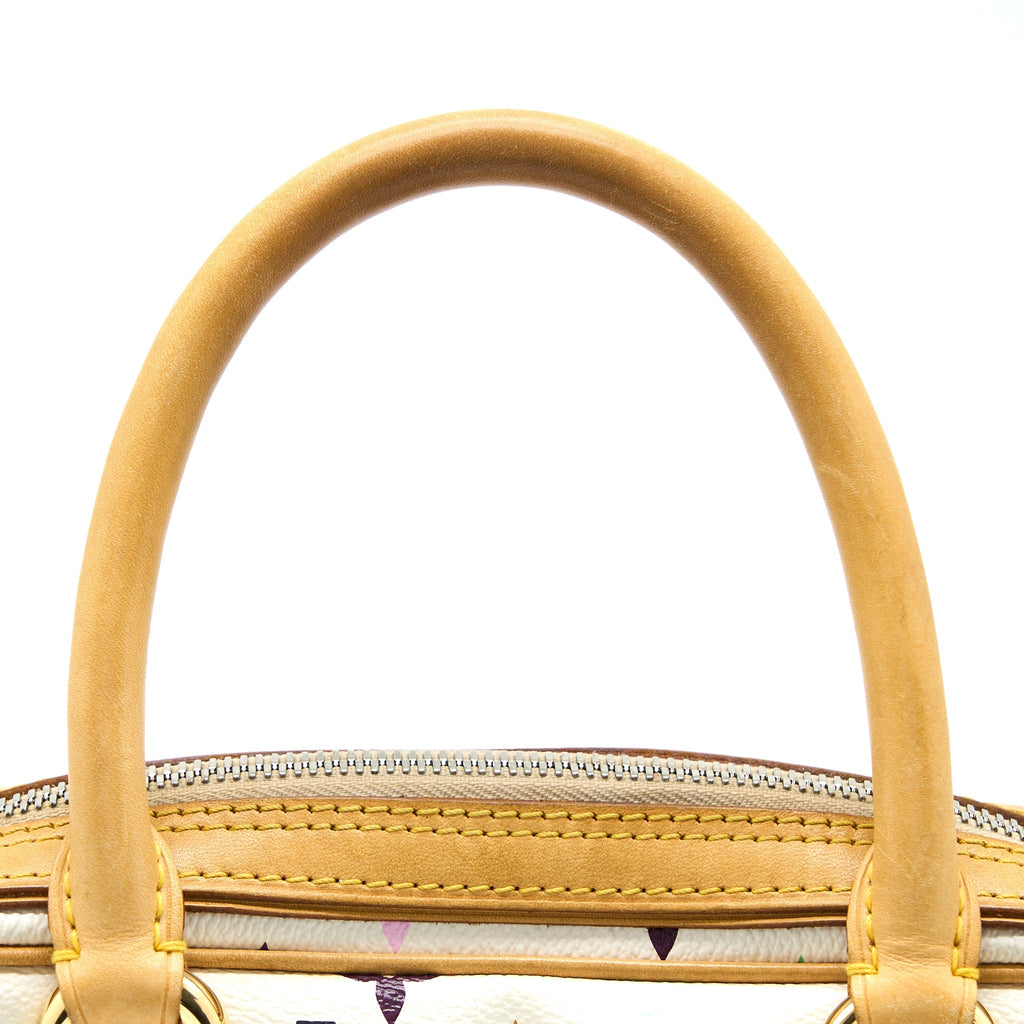 LOUIS VUITTON VINTAGE BOWLING BAG MONOGRAM CANVAS WHITE/MULTICOLOUR GHW