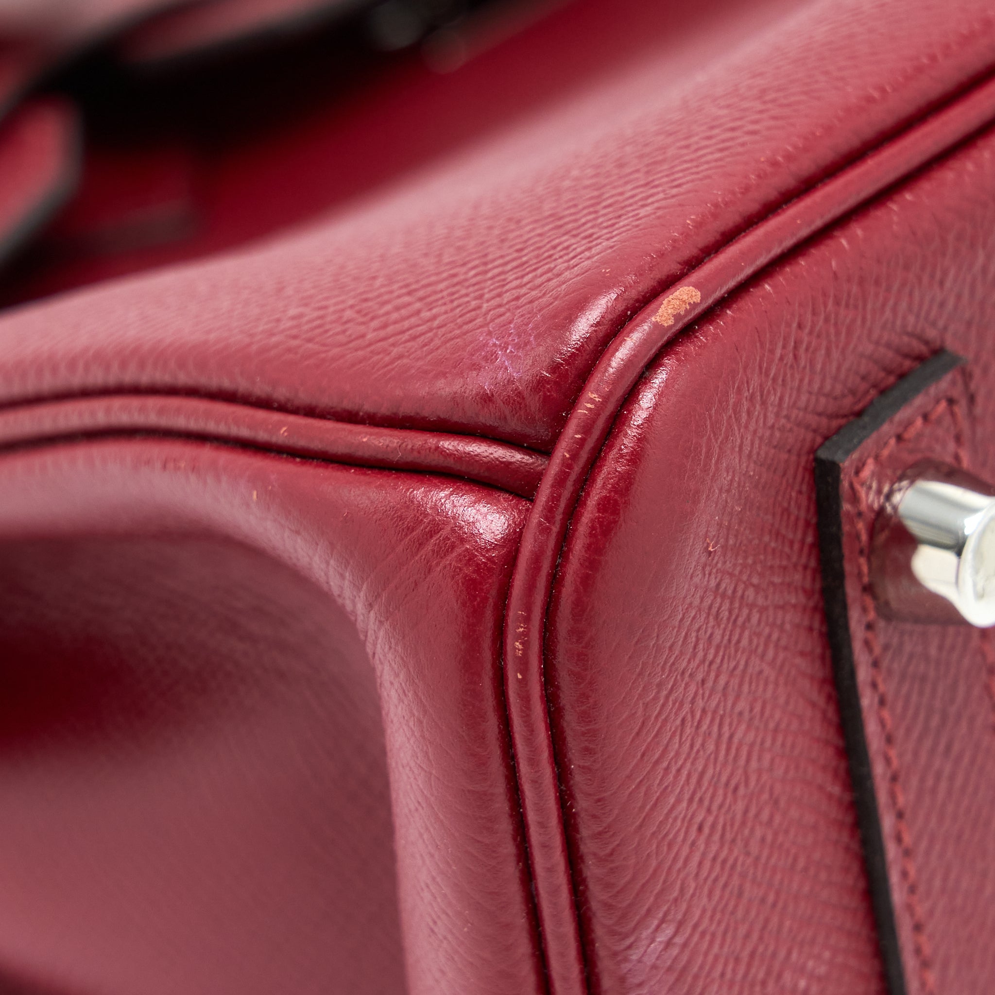 HERMES BIRKIN 30 EPSOM K1 ROUGE GRENAT SHW
