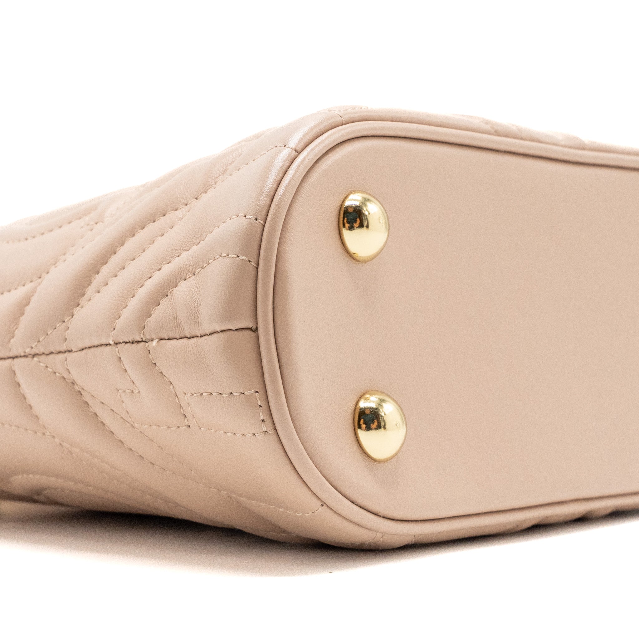 FERRAGAMO GANCINI QUILTED TOTE BAG CALFSKIN BEIGE LGHW