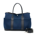 HERMES GARDEN PARTY 36 POCKETS NEGONDA/CANVAS BLEU MARINE/BLACK SHW