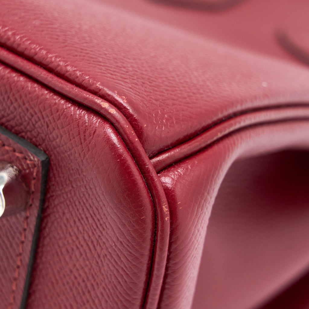 HERMES BIRKIN 30 EPSOM K1 ROUGE GRENAT SHW