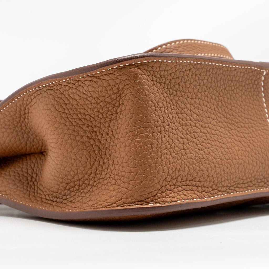 HERMES HALZAN 25 CLEMENCE GOLD SHW