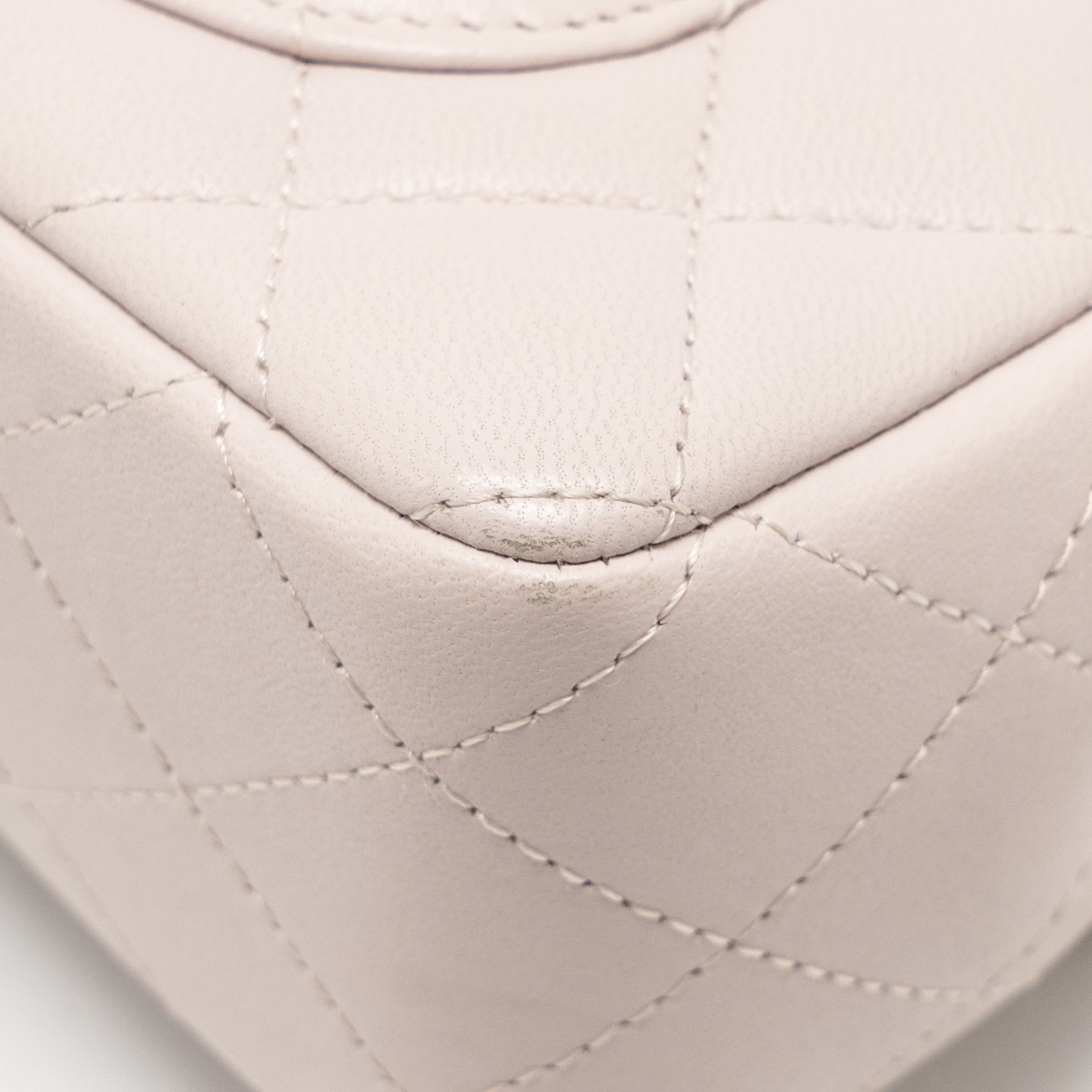 CHANEL MINI RECTANGULAR FLAP BAG LAMBSKIN LIGHT PINK SHW (MICROCHIP)