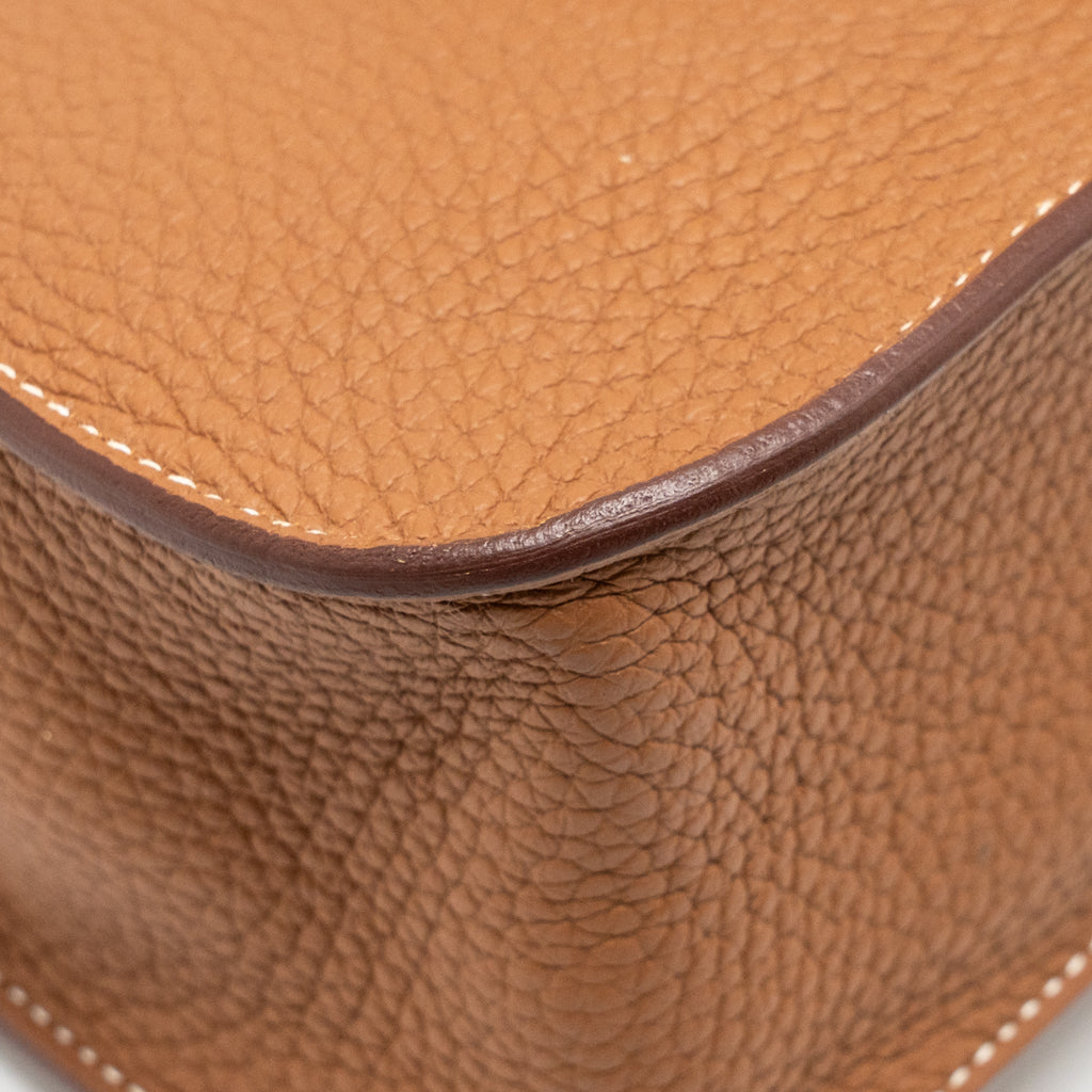 HERMES HALZAN 25 CLEMENCE GOLD SHW