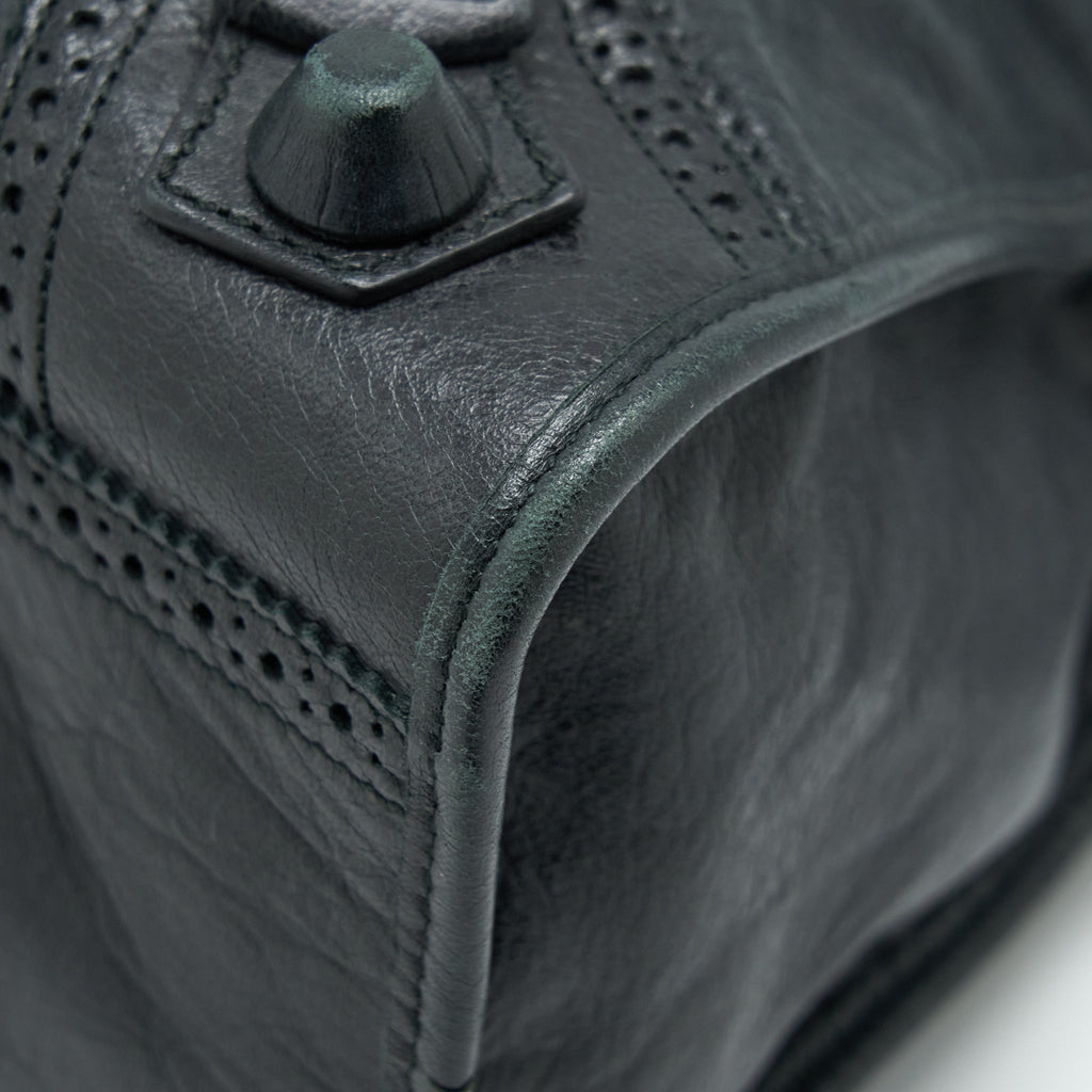 BALENCIAGA GIANT CITY BAG BLACK SHW