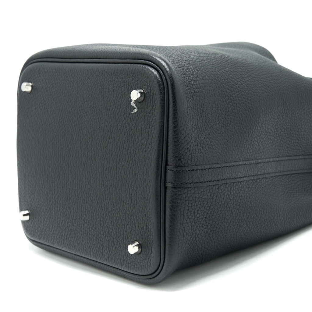HERMÈS PICOTIN 22 LOCK BAG BLACK SHW