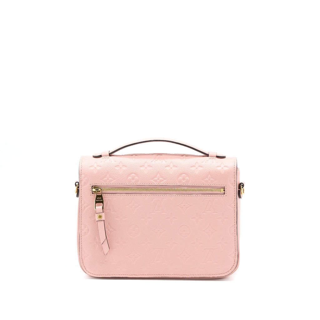 LOUIS VUITTON POCHETTE MÉTIS MONOGRAM EMPREINTE PINK GHW
