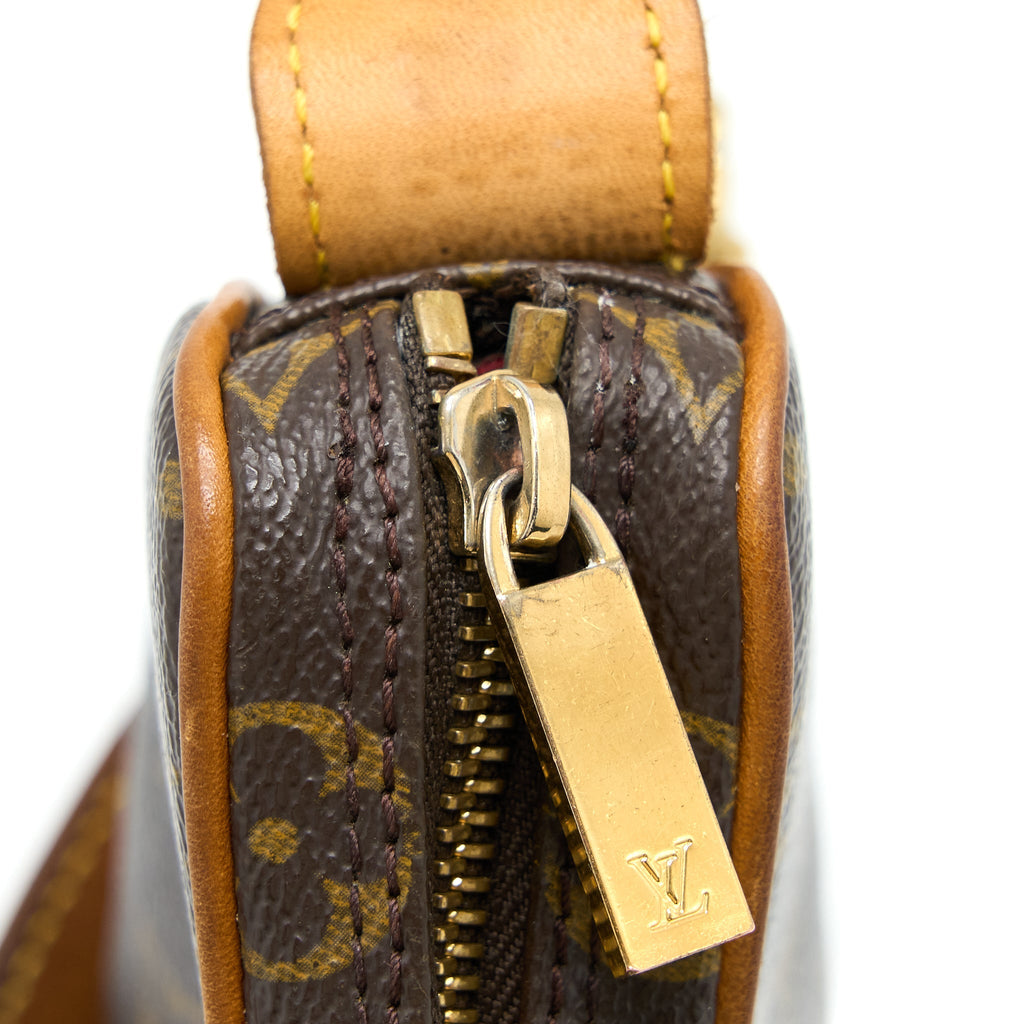 LOUIS VUITTON VINTAGE SHOULDER BAG MONOGRAM CANVAS GHW