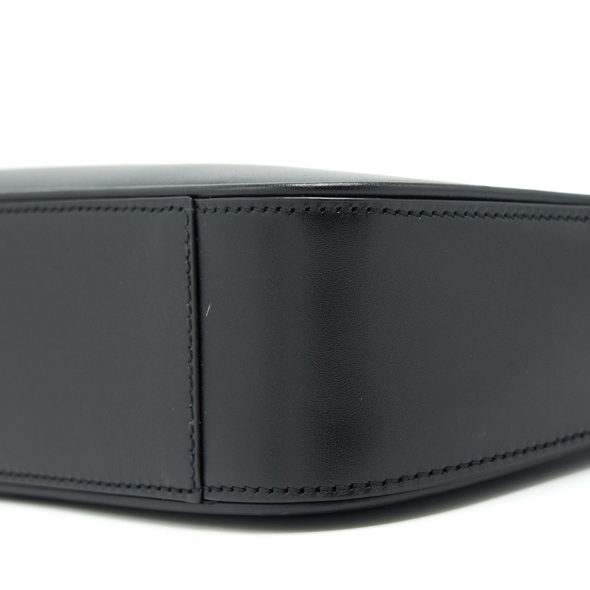 SAINT LAURENT LE 5 A 7 HOBO BAG CALFSKIN BLACK GHW