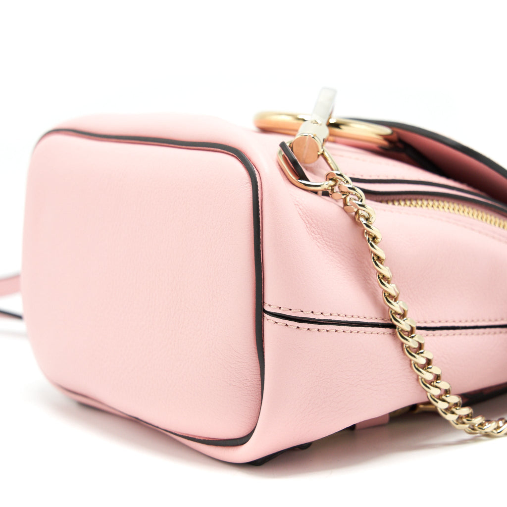 CHLOE FAYE MINI BACKPACK PINK GHW