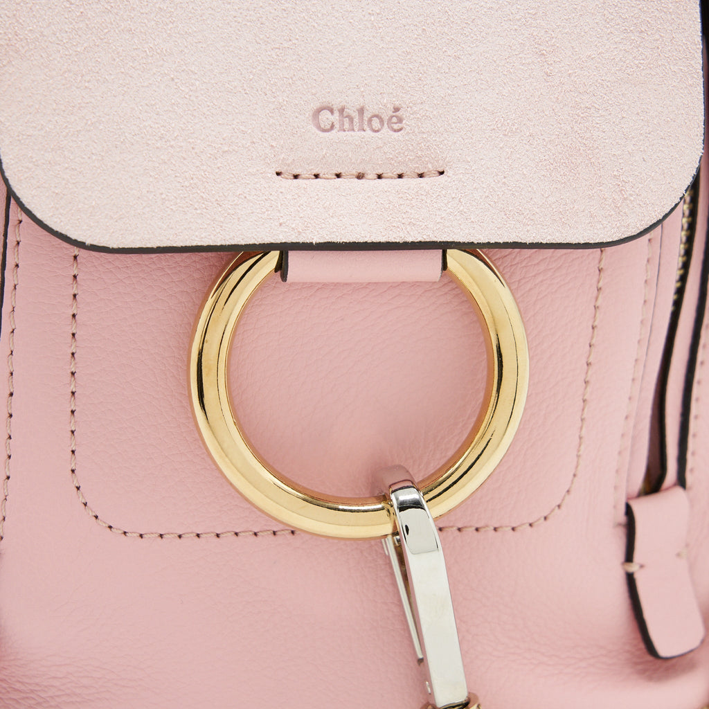 CHLOE FAYE MINI BACKPACK PINK GHW