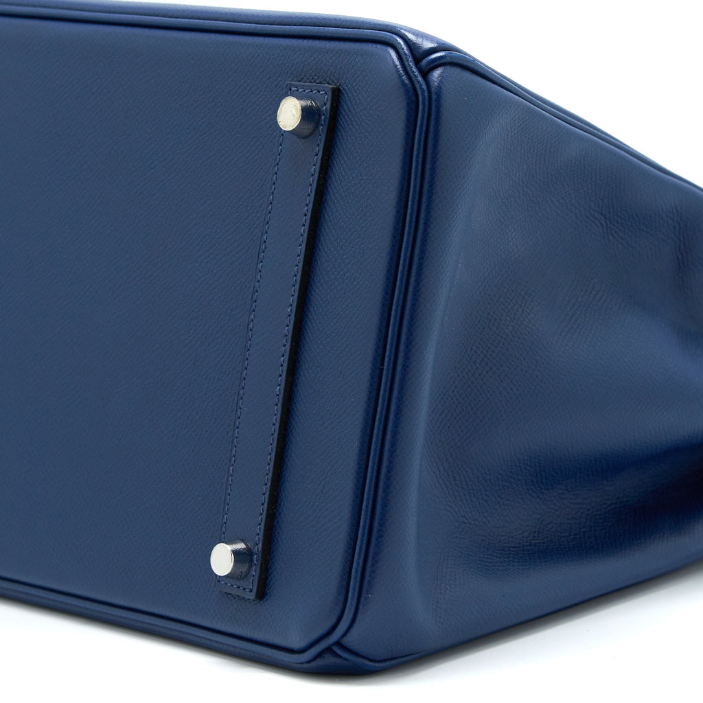 HERMES BIRKIN 35 EPSOM BLUE DE MALTE SHW