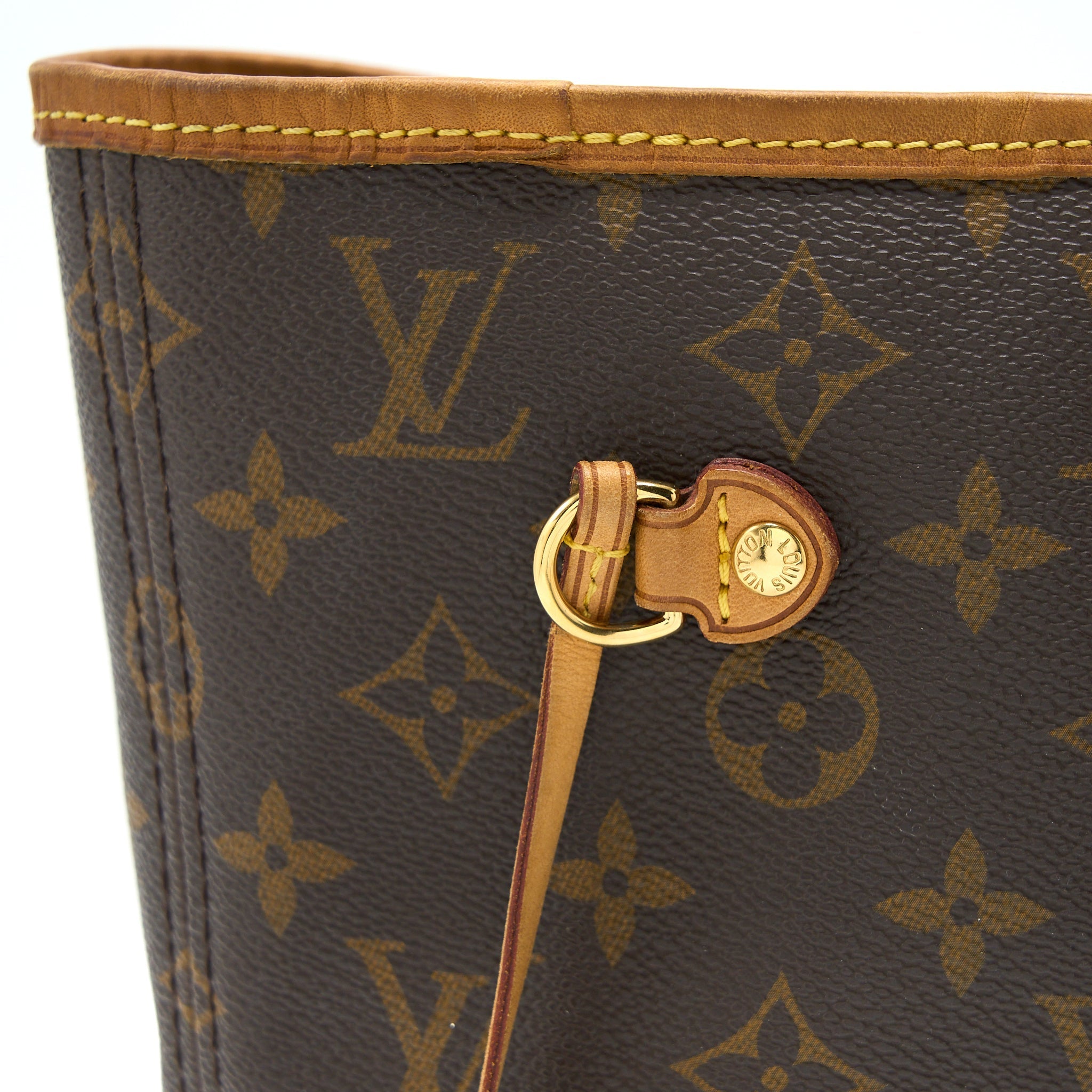 LOUIS VUITTON NEVERFULL MM MONOGRAM CANVAS GHW