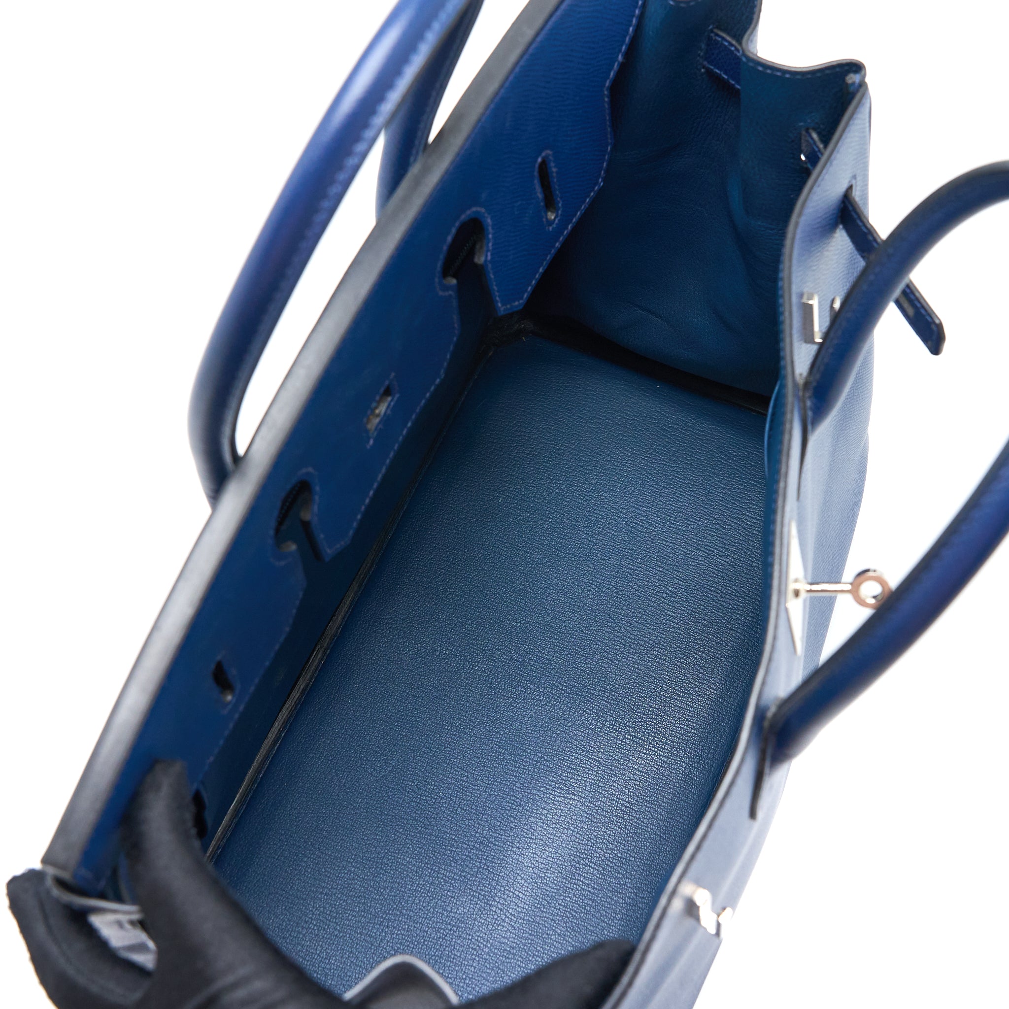 HERMES BIRKIN 35 EPSOM BLUE DE MALTE SHW