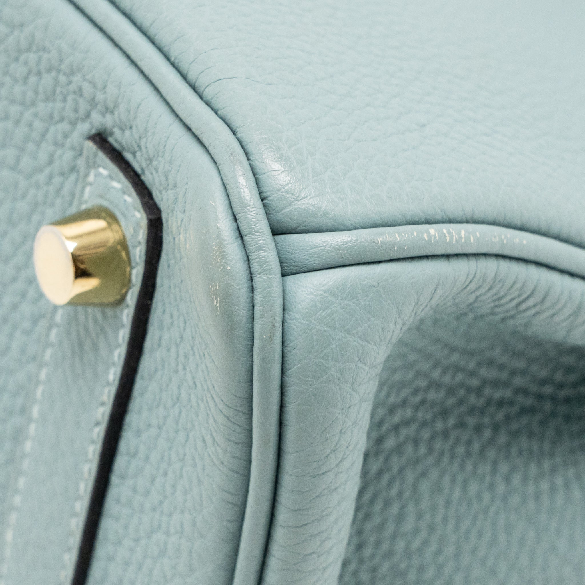 HERMES BIRKIN 25 TOGO 7G CIEL GHW