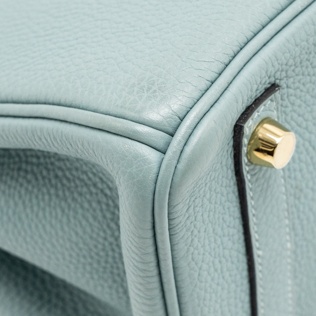 HERMES BIRKIN 25 TOGO 7G CIEL GHW
